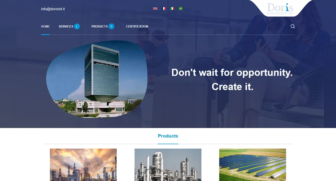 Doris International — Website Design & Development